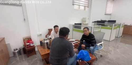 Latest company case about Meet cutstmoes at our factory