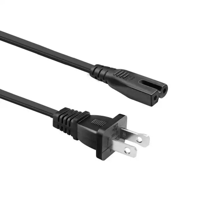 XianDa customized 250V 10A 2 Pin long pc Wire Extension Power cable supplies dyrerEU Universal ac 360 tv Power Cord