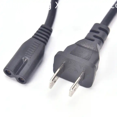 XianDa customized 250V 10A 2 Pin long pc Wire Extension Power cable supplies dyrerEU Universal ac 360 tv Power Cord