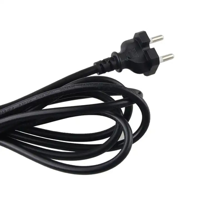 2 pin Korea KC plug swivel cord for hair straightener 360 degree swivel ac extension power cord leads  hair straightener