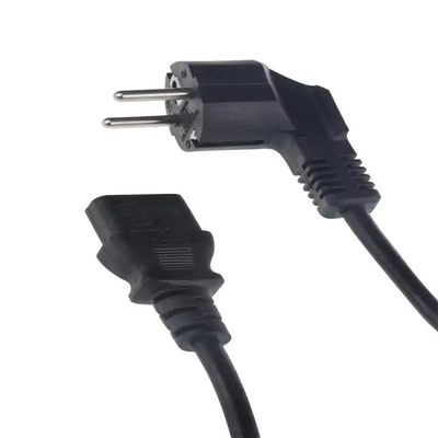 PVC / RUBBER K04 2 pin eu plug electric Supply KC dryer ac approved extension cord wire electric high power cords plug