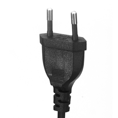 High Quality 2 pin 250v eu electricalac Power Cable Polarized 250V Europe tv vde approved dryer power cords 2 Pin Plug