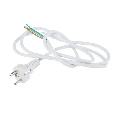 XianDa vde ac 2 pin british 16a 250v ac tv Flat EU Swiss euLaptop 90 Degree European extention dryer Power cable Cord