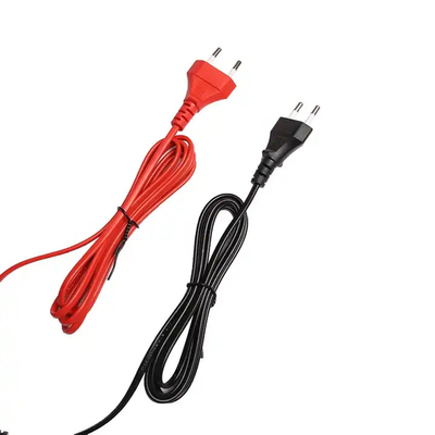 1m Vde Eu electrical 2.5A 120V/220V/240V 2 pin AC power cord cable standard power cord white hair dryer straightener plu