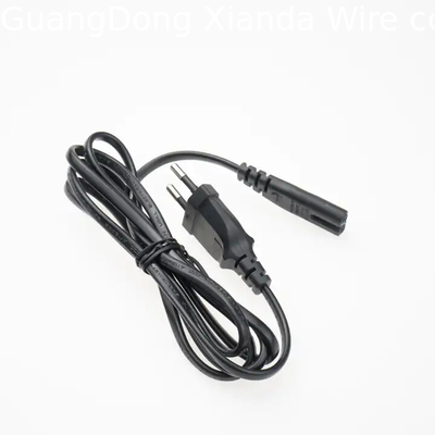Factory Wholesale EU AC Vde extention Power Cord 1.5m 1.8m 6ft Euro Plugs C13 wire Supply Cable For PC Computer and hair