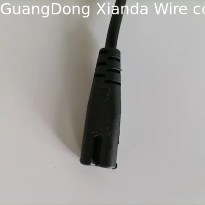 XianDa Swivel Ac UK 2 Pin Plug To IEC C7 Connector Euro plug Power Cable Electrical Extension Cord AC UK Power Cord